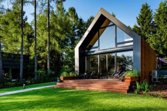 1 DOM NOWOCZESNY 58,50 M² Z PODDASZEM I ZADASZONYM TARASEM 13M² CAS 96 „MODERN”