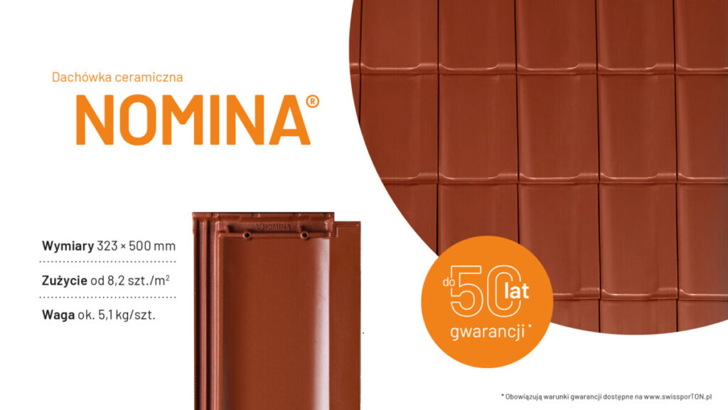 NOMINA sprawia, że dach jest nie tylko funkcjonalnym elementem budynku, ale wartościowym detalem architektonicznym