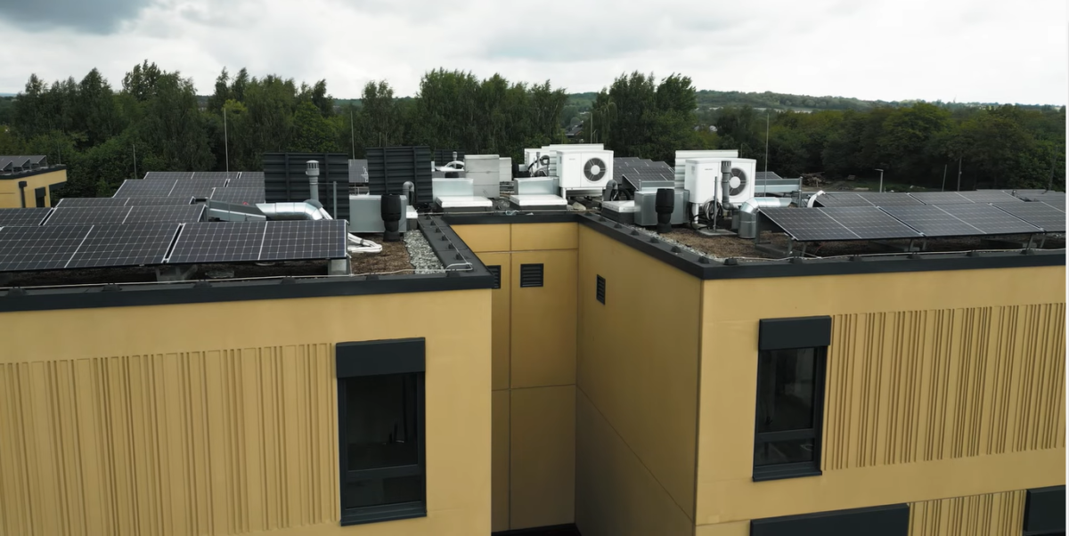 Osiedle Wola Village w Krakowie dachy 2