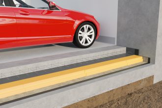 Termoizolacja podłogi na gruncie płytami swissporXPS w wersji gładkiej