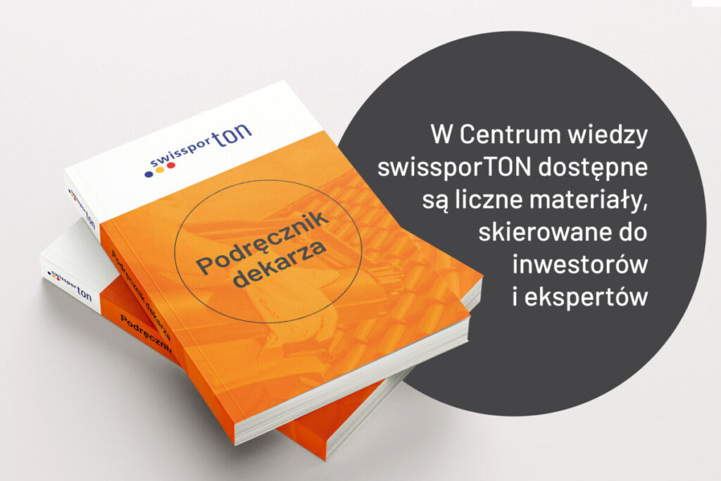 W Centrum wiedzy swissporTON dostępne _są liczne materiały, skierowane do_ inwestorów _i ekspertów