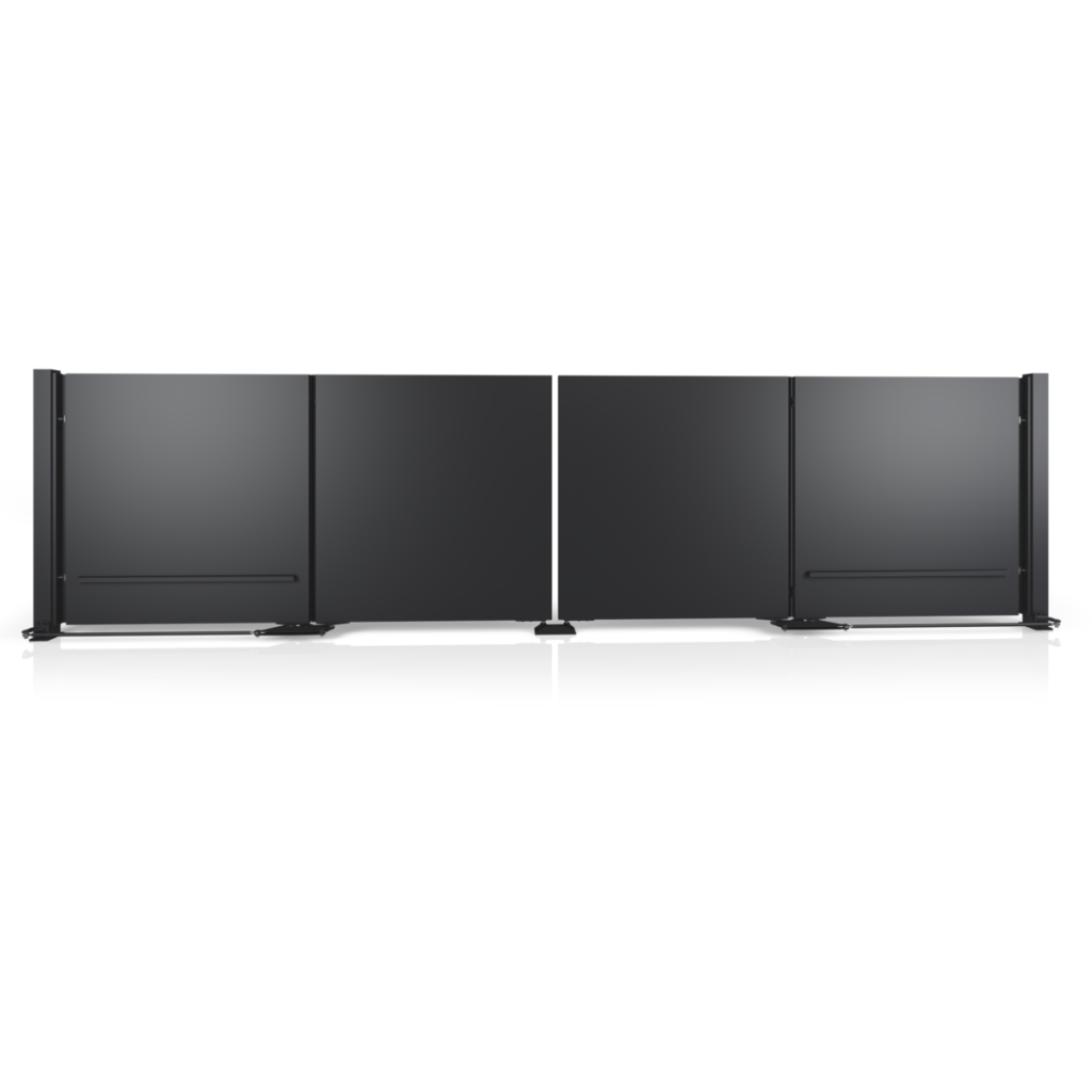 r-250911mk Brama składana ALU AW.AL.203 - back