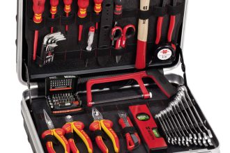 zestaw 71 narzędzi elektrycznych w wytrzymałej walizce PEAL