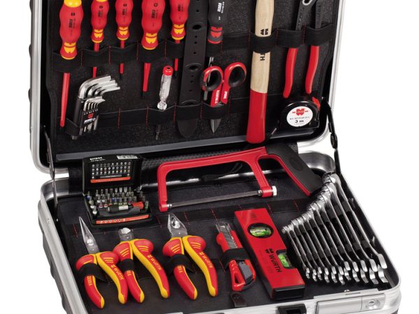 zestaw 71 narzędzi elektrycznych w wytrzymałej walizce PEAL